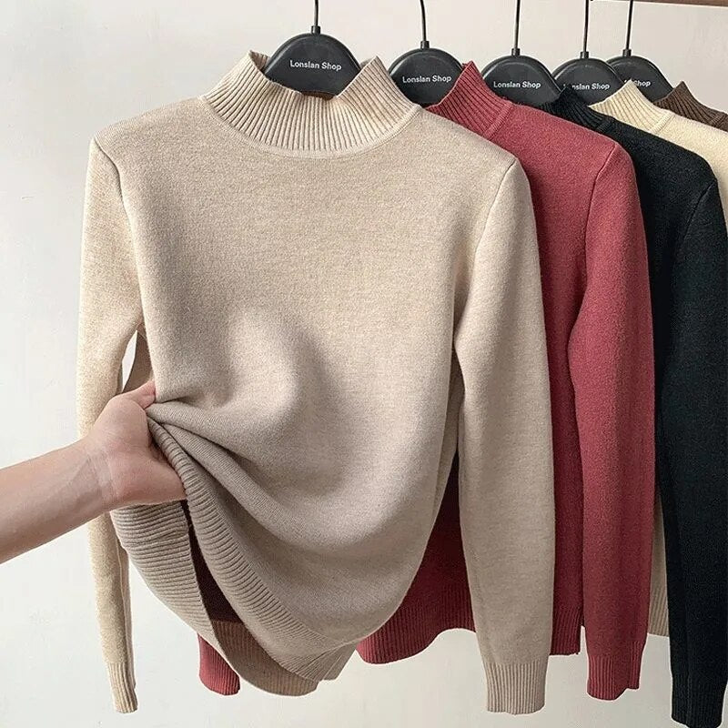 Blusa de Veludo Quentinha - Não passe Frio esse Inverno - (Metade do Preço + Frete Grátis)