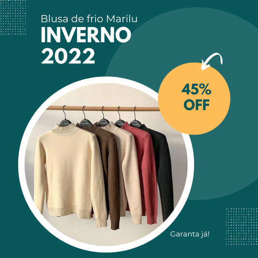 Blusa de Veludo Quentinha - Não passe Frio esse Inverno - (Metade do Preço + Frete Grátis)