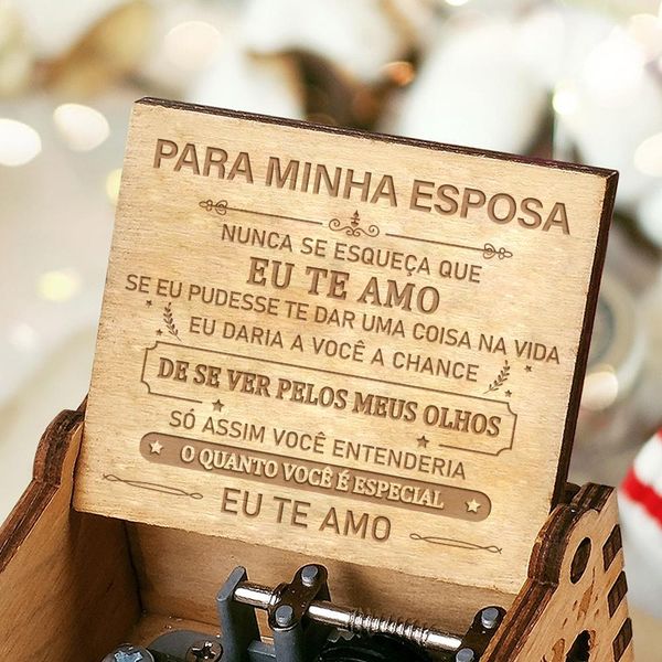Caixinha 01 - Caixa De Música Com Mensagem - O Presente Perfeito! - 50% De Desconto + Frete Grátis HOJE!