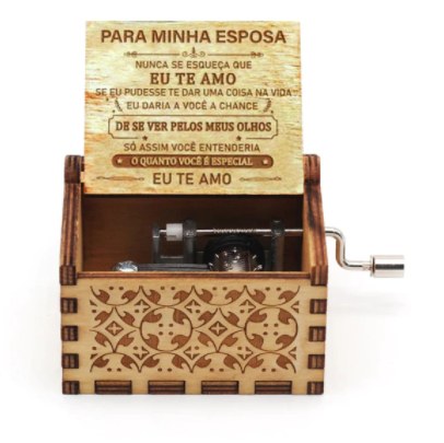 Caixinha 01 - Caixa De Música Com Mensagem - O Presente Perfeito! - 50% De Desconto + Frete Grátis HOJE!