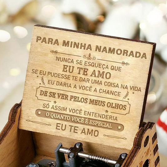Caixinha 03 - Caixa De Música Com Mensagem Pra Namorada - O Presente Perfeito! - 50% De Desconto + Frete Grátis - ÚLTIMO DIA DA PROMOÇÃO!