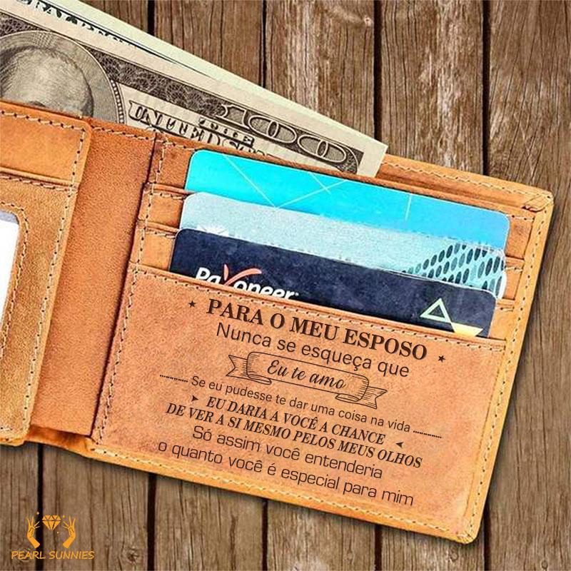 Carteira 02 - Carteira De Couro Pra Presentear Seu Amor - Mostre Quanto Você O Ama - Promoção Apenas Hoje + Frete Grátis!